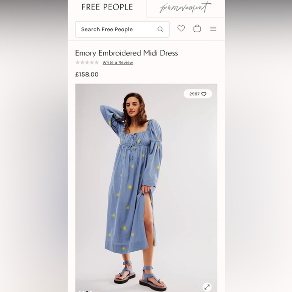 Free People Dress 💛 - Picture 3 of 11